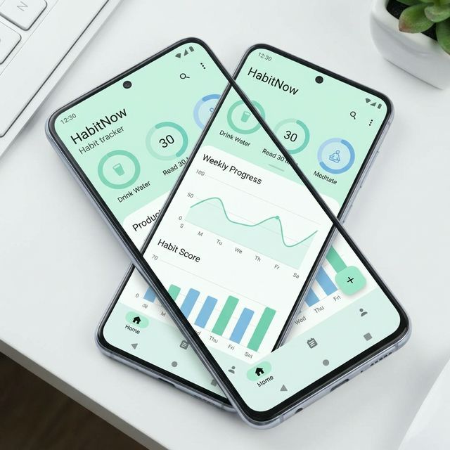 Android Habit Tracker - Material Design productivity app by Aditya